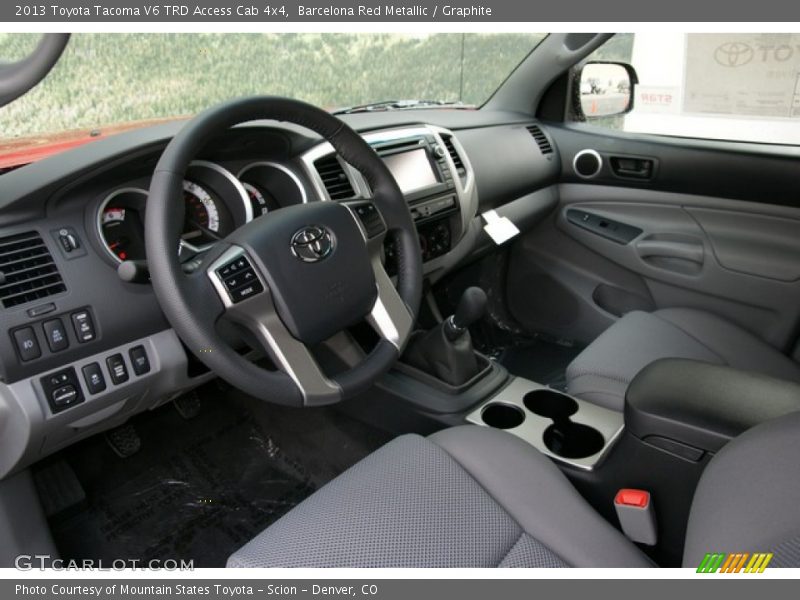 Barcelona Red Metallic / Graphite 2013 Toyota Tacoma V6 TRD Access Cab 4x4