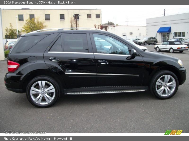 Black / Black 2009 Mercedes-Benz ML 350 4Matic