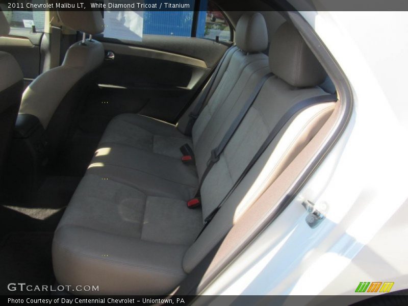 White Diamond Tricoat / Titanium 2011 Chevrolet Malibu LT