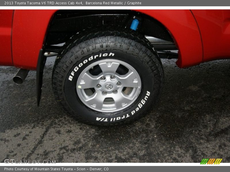 Barcelona Red Metallic / Graphite 2013 Toyota Tacoma V6 TRD Access Cab 4x4