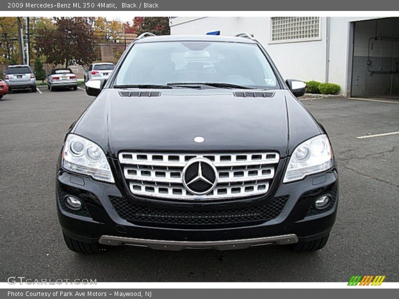 Black / Black 2009 Mercedes-Benz ML 350 4Matic