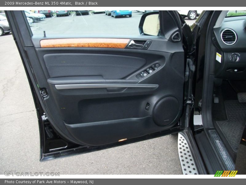 Black / Black 2009 Mercedes-Benz ML 350 4Matic