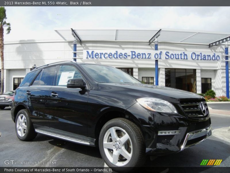 Black / Black 2013 Mercedes-Benz ML 550 4Matic
