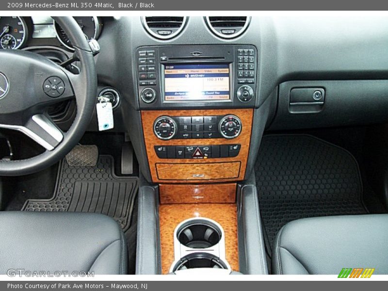 Black / Black 2009 Mercedes-Benz ML 350 4Matic