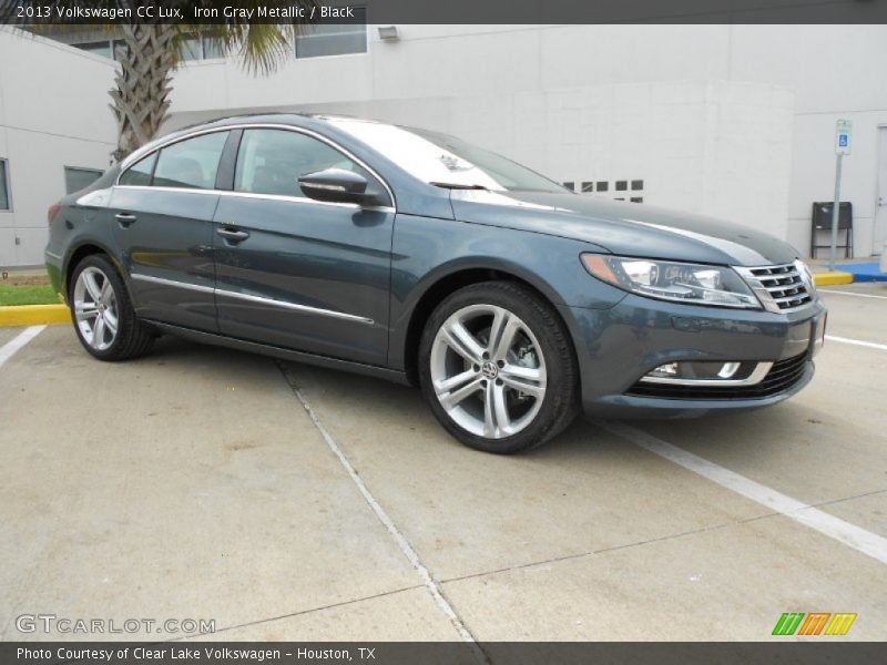 Iron Gray Metallic / Black 2013 Volkswagen CC Lux
