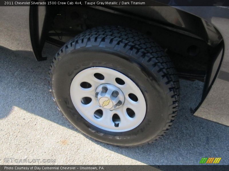 Taupe Gray Metallic / Dark Titanium 2011 Chevrolet Silverado 1500 Crew Cab 4x4