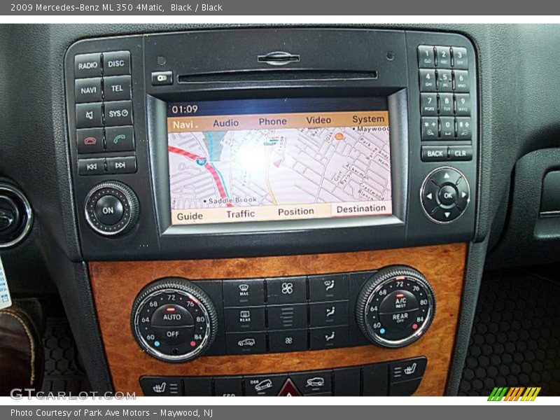 Black / Black 2009 Mercedes-Benz ML 350 4Matic