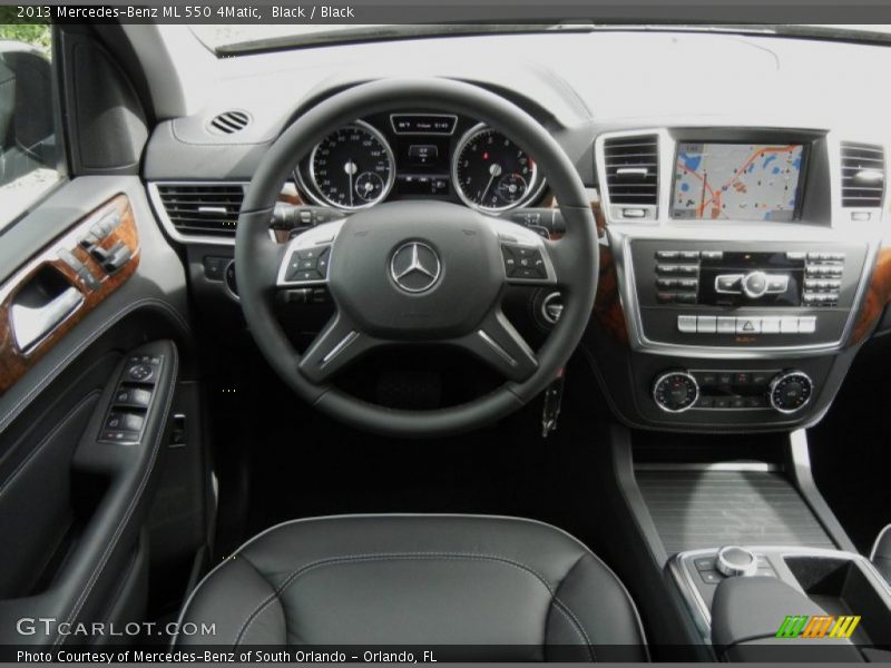 Dashboard of 2013 ML 550 4Matic