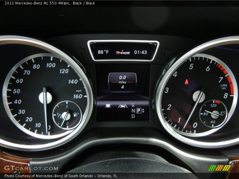  2013 ML 550 4Matic 550 4Matic Gauges