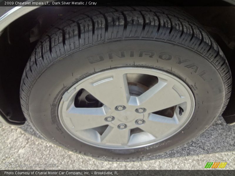 Dark Silver Metallic / Gray 2009 Chevrolet Impala LT