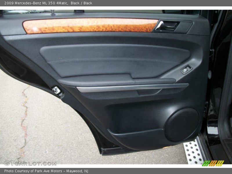 Black / Black 2009 Mercedes-Benz ML 350 4Matic