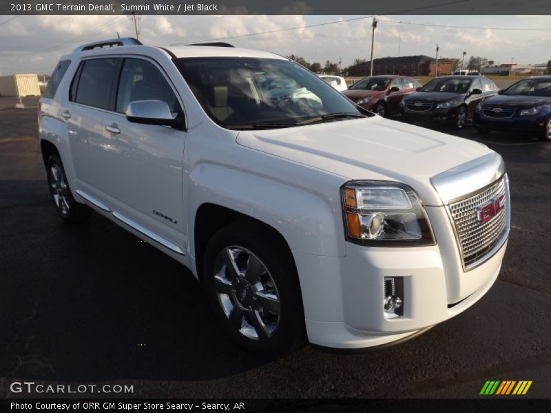 Summit White / Jet Black 2013 GMC Terrain Denali