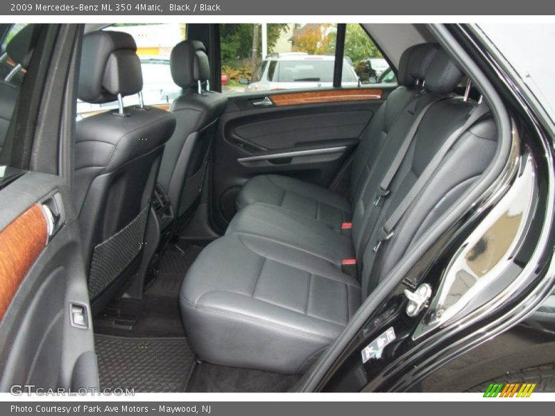 Black / Black 2009 Mercedes-Benz ML 350 4Matic