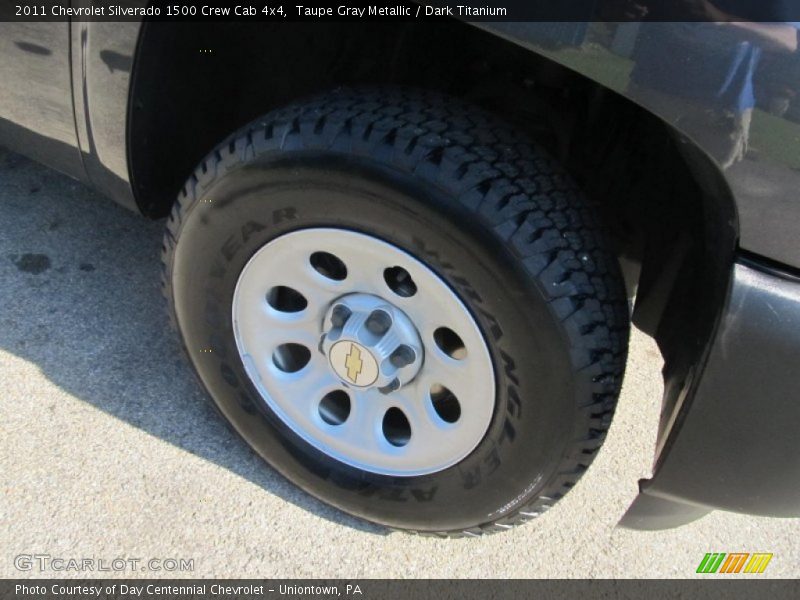 Taupe Gray Metallic / Dark Titanium 2011 Chevrolet Silverado 1500 Crew Cab 4x4