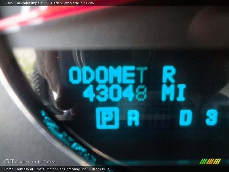 Dark Silver Metallic / Gray 2009 Chevrolet Impala LT