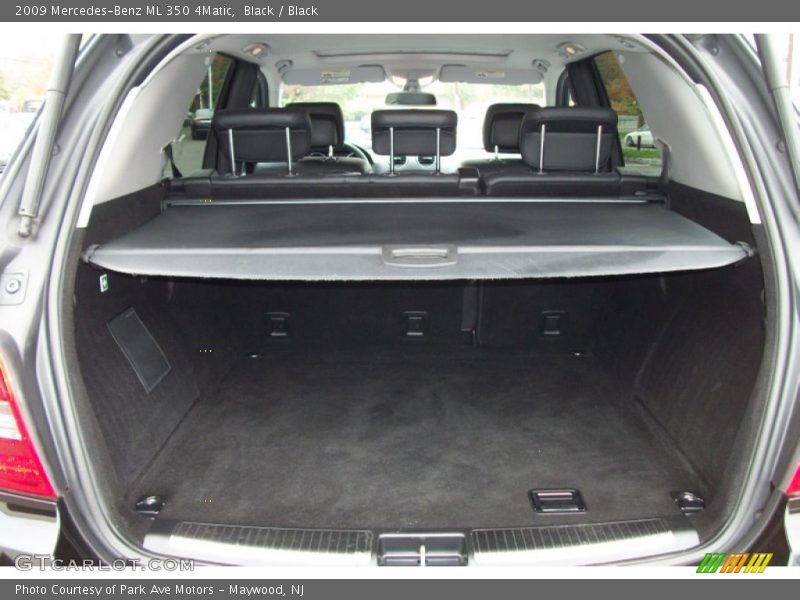 Black / Black 2009 Mercedes-Benz ML 350 4Matic