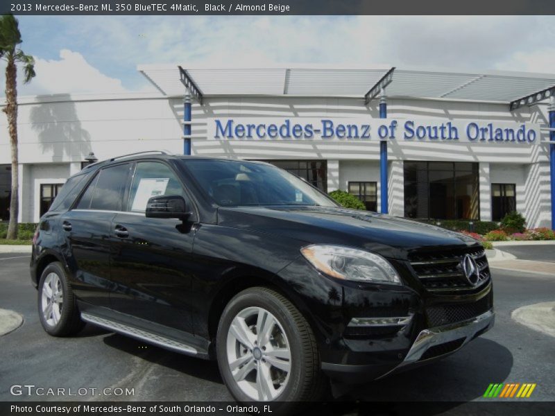 Black / Almond Beige 2013 Mercedes-Benz ML 350 BlueTEC 4Matic