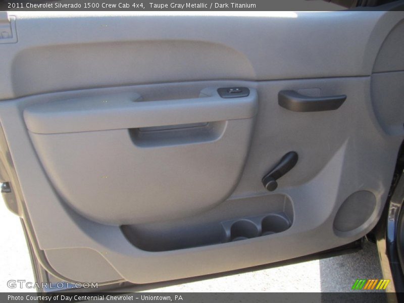Taupe Gray Metallic / Dark Titanium 2011 Chevrolet Silverado 1500 Crew Cab 4x4