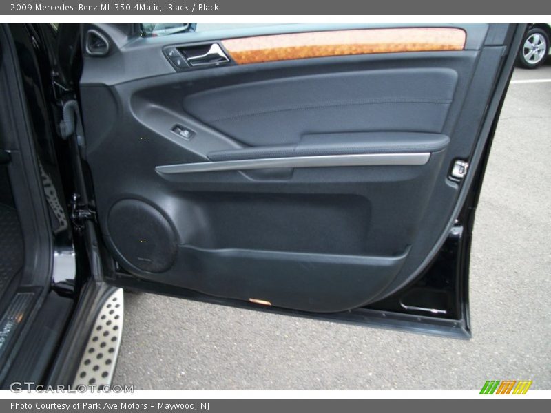 Black / Black 2009 Mercedes-Benz ML 350 4Matic