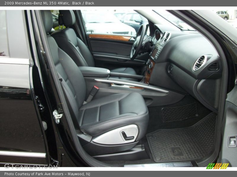 Black / Black 2009 Mercedes-Benz ML 350 4Matic