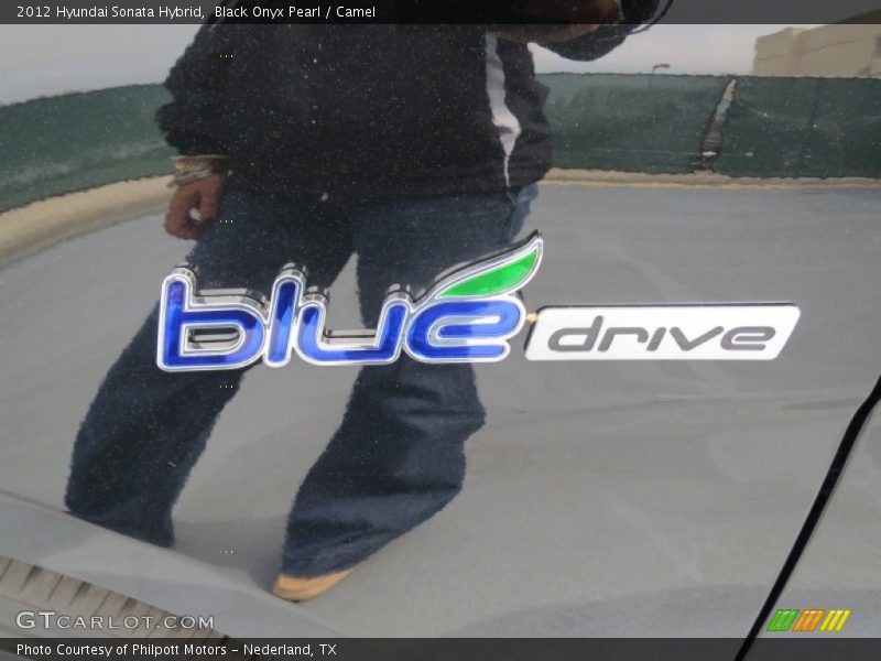 Black Onyx Pearl / Camel 2012 Hyundai Sonata Hybrid