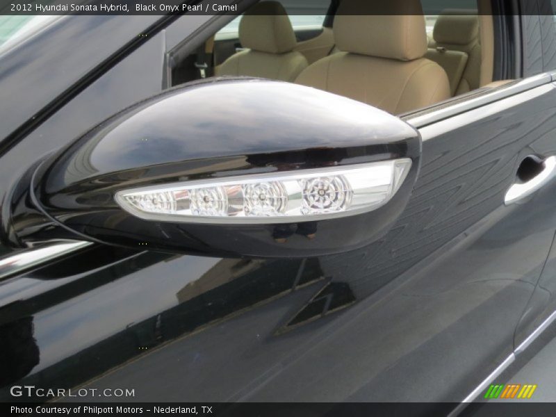 Black Onyx Pearl / Camel 2012 Hyundai Sonata Hybrid