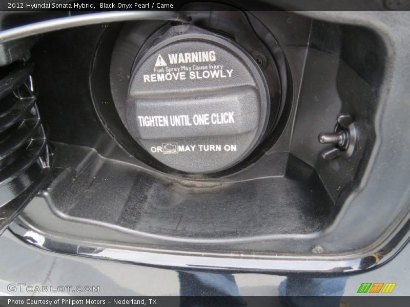 Black Onyx Pearl / Camel 2012 Hyundai Sonata Hybrid