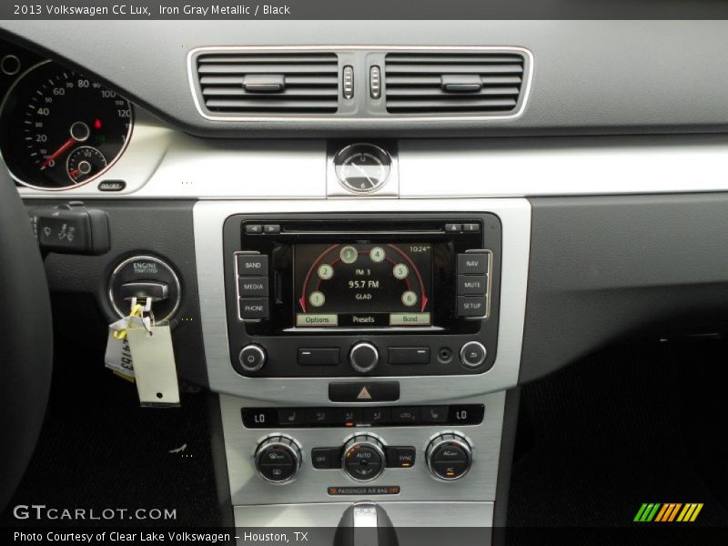 Iron Gray Metallic / Black 2013 Volkswagen CC Lux