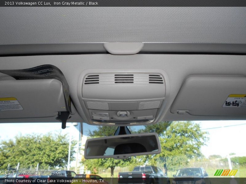Iron Gray Metallic / Black 2013 Volkswagen CC Lux