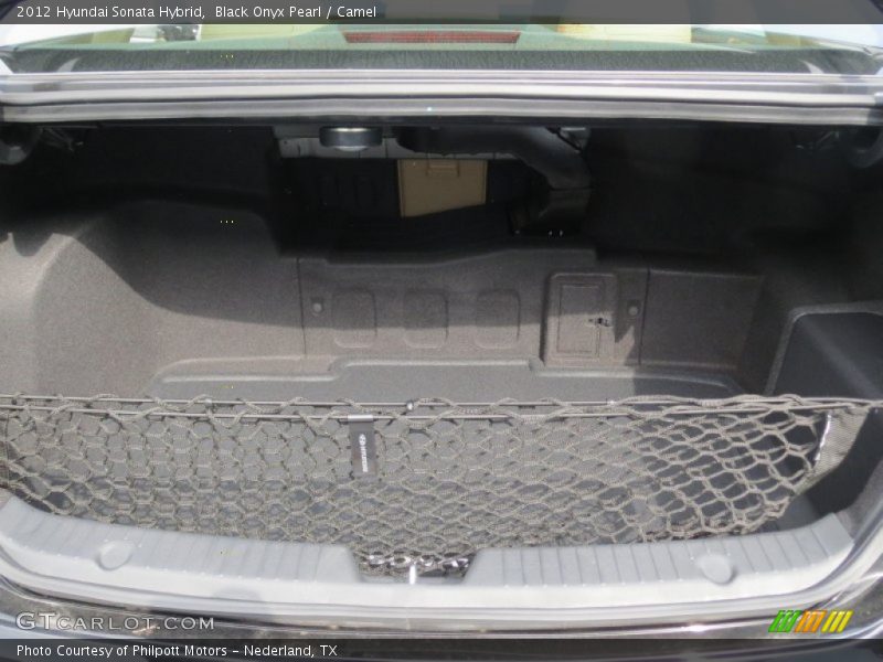 Black Onyx Pearl / Camel 2012 Hyundai Sonata Hybrid