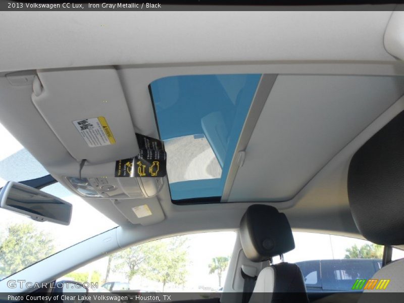Iron Gray Metallic / Black 2013 Volkswagen CC Lux