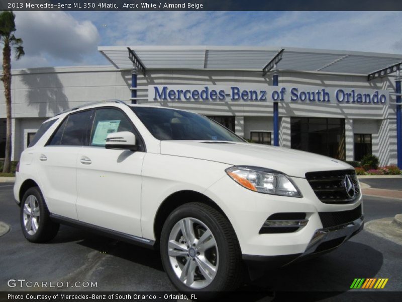 Arctic White / Almond Beige 2013 Mercedes-Benz ML 350 4Matic