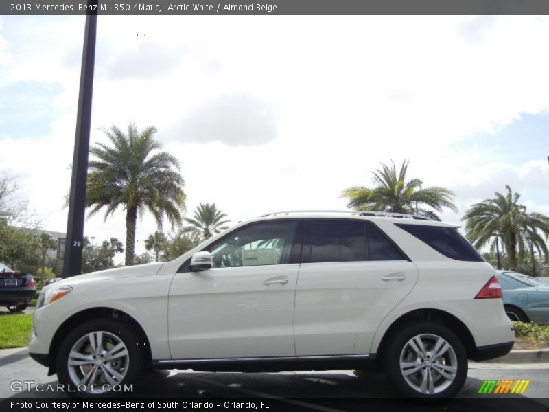 Arctic White / Almond Beige 2013 Mercedes-Benz ML 350 4Matic