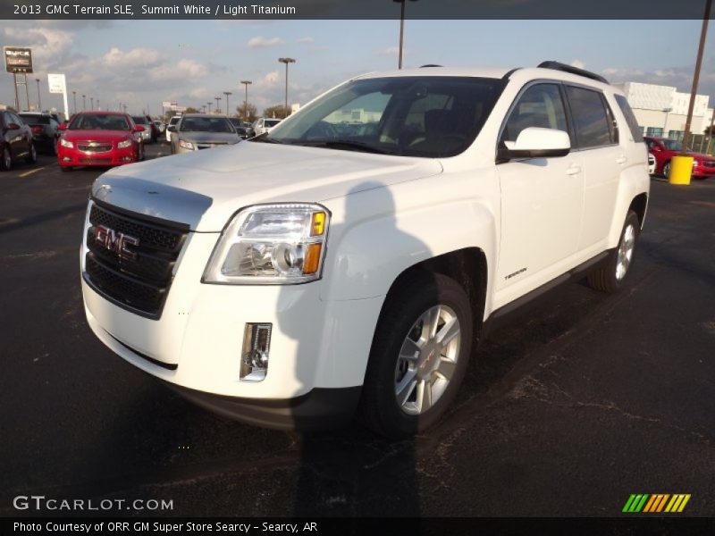 Summit White / Light Titanium 2013 GMC Terrain SLE