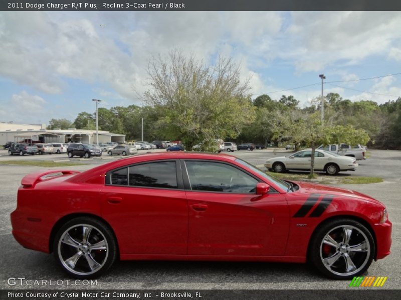Redline 3-Coat Pearl / Black 2011 Dodge Charger R/T Plus