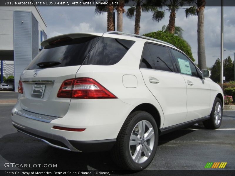 Arctic White / Almond Beige 2013 Mercedes-Benz ML 350 4Matic