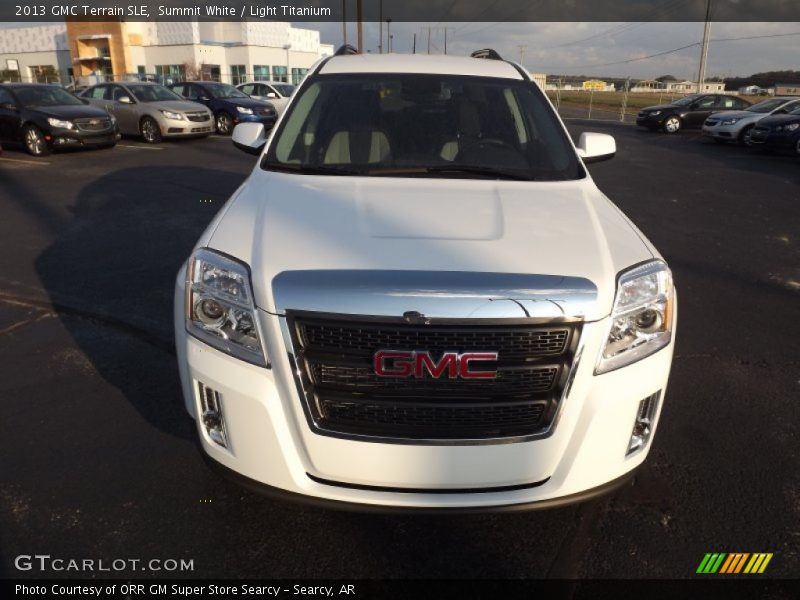 Summit White / Light Titanium 2013 GMC Terrain SLE