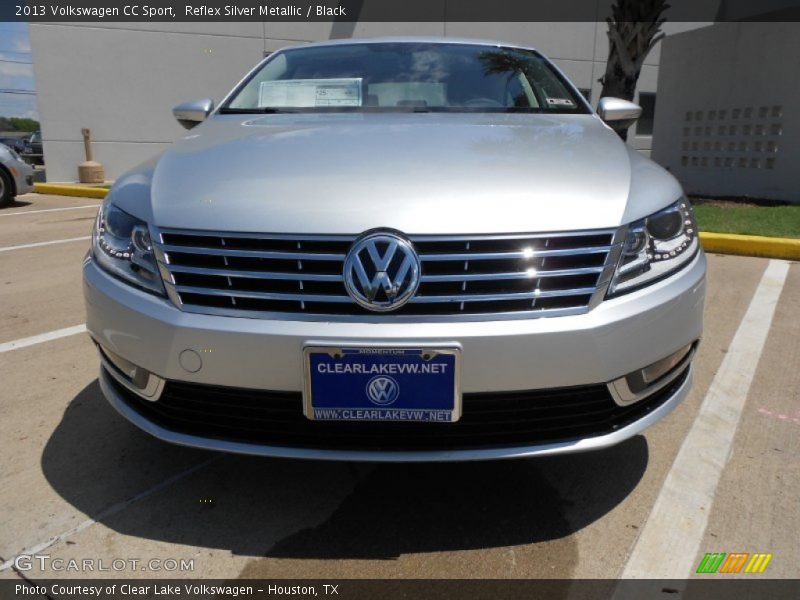 Reflex Silver Metallic / Black 2013 Volkswagen CC Sport