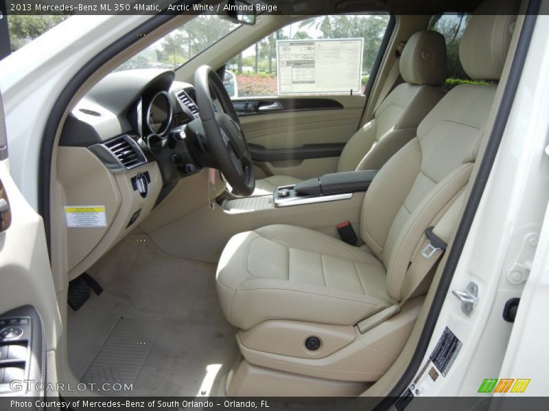 Arctic White / Almond Beige 2013 Mercedes-Benz ML 350 4Matic