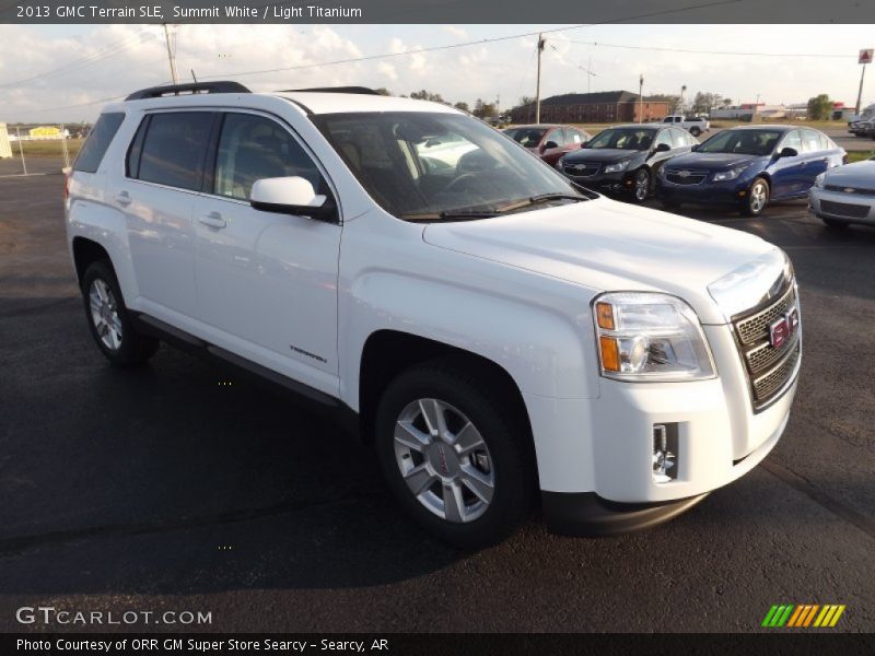 Summit White / Light Titanium 2013 GMC Terrain SLE