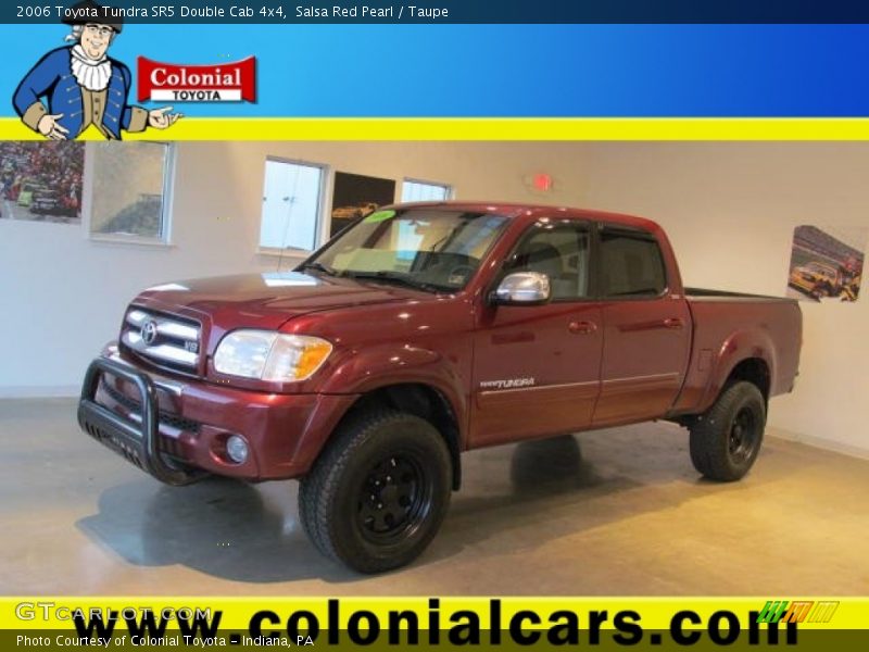 Salsa Red Pearl / Taupe 2006 Toyota Tundra SR5 Double Cab 4x4