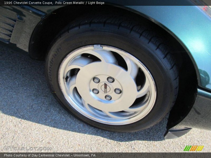 Polo Green Metallic / Light Beige 1996 Chevrolet Corvette Coupe