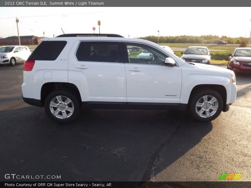 Summit White / Light Titanium 2013 GMC Terrain SLE