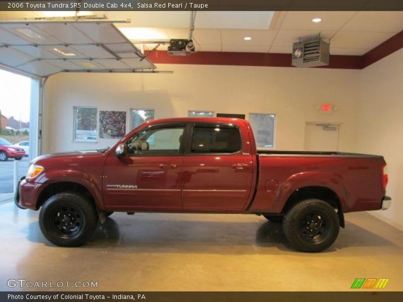 Salsa Red Pearl / Taupe 2006 Toyota Tundra SR5 Double Cab 4x4