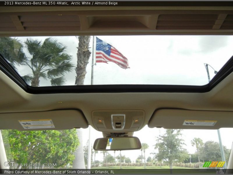 Arctic White / Almond Beige 2013 Mercedes-Benz ML 350 4Matic