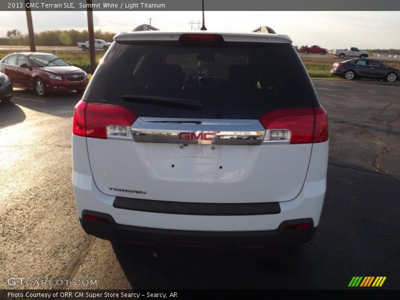 Summit White / Light Titanium 2013 GMC Terrain SLE