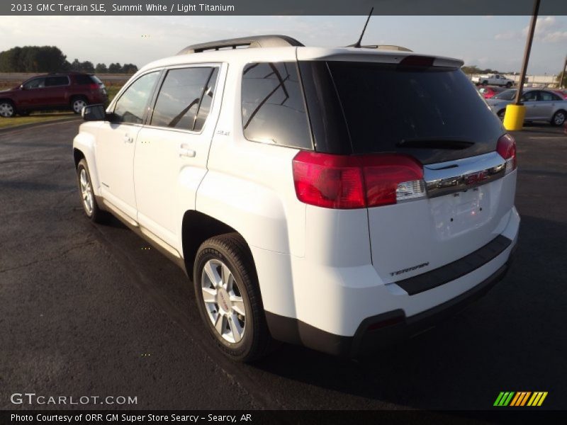 Summit White / Light Titanium 2013 GMC Terrain SLE