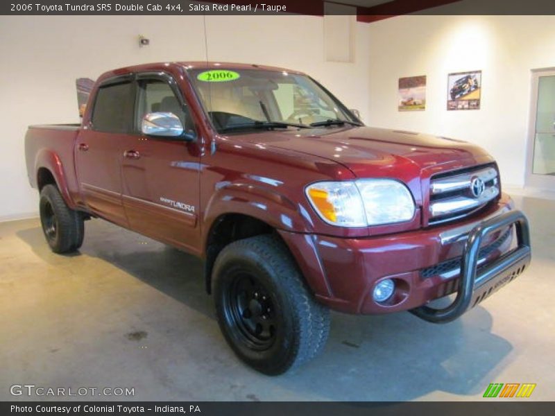 Salsa Red Pearl / Taupe 2006 Toyota Tundra SR5 Double Cab 4x4