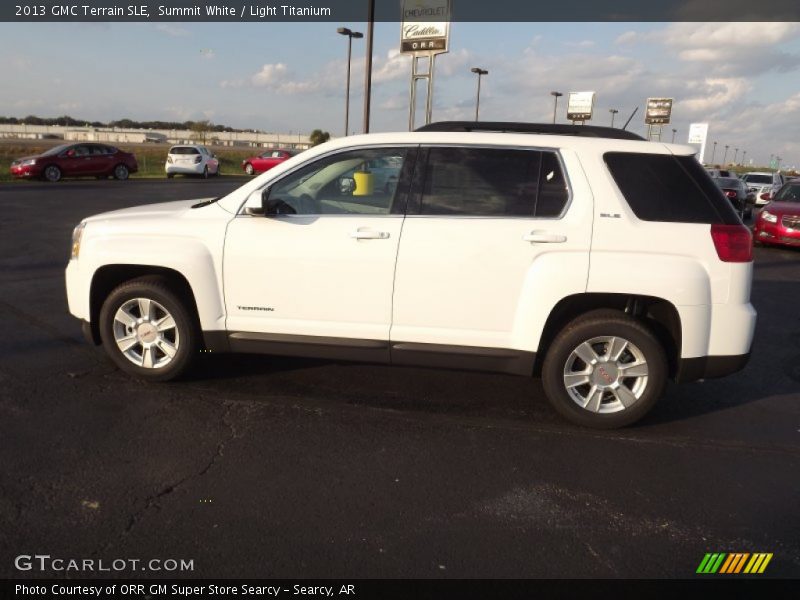 Summit White / Light Titanium 2013 GMC Terrain SLE