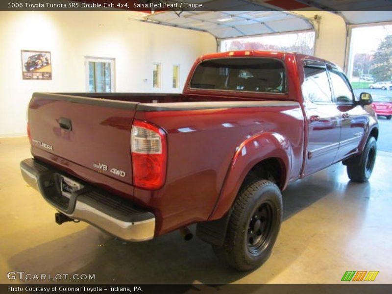 Salsa Red Pearl / Taupe 2006 Toyota Tundra SR5 Double Cab 4x4